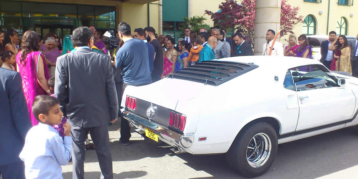 Our wedding cars are available for hire for full day Asian weddings